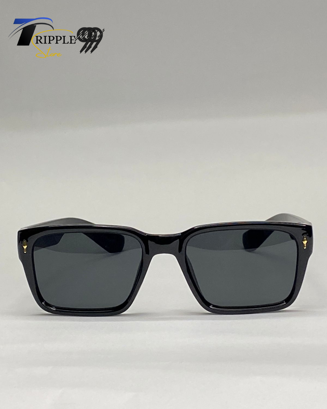 Premium Black Square Sunglasses | Luxury Unisex Shades