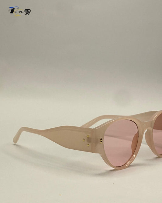 Premium Pink Lens Sunglasses | Trendy Unisex Fashion Shades | UV Protection Glasses