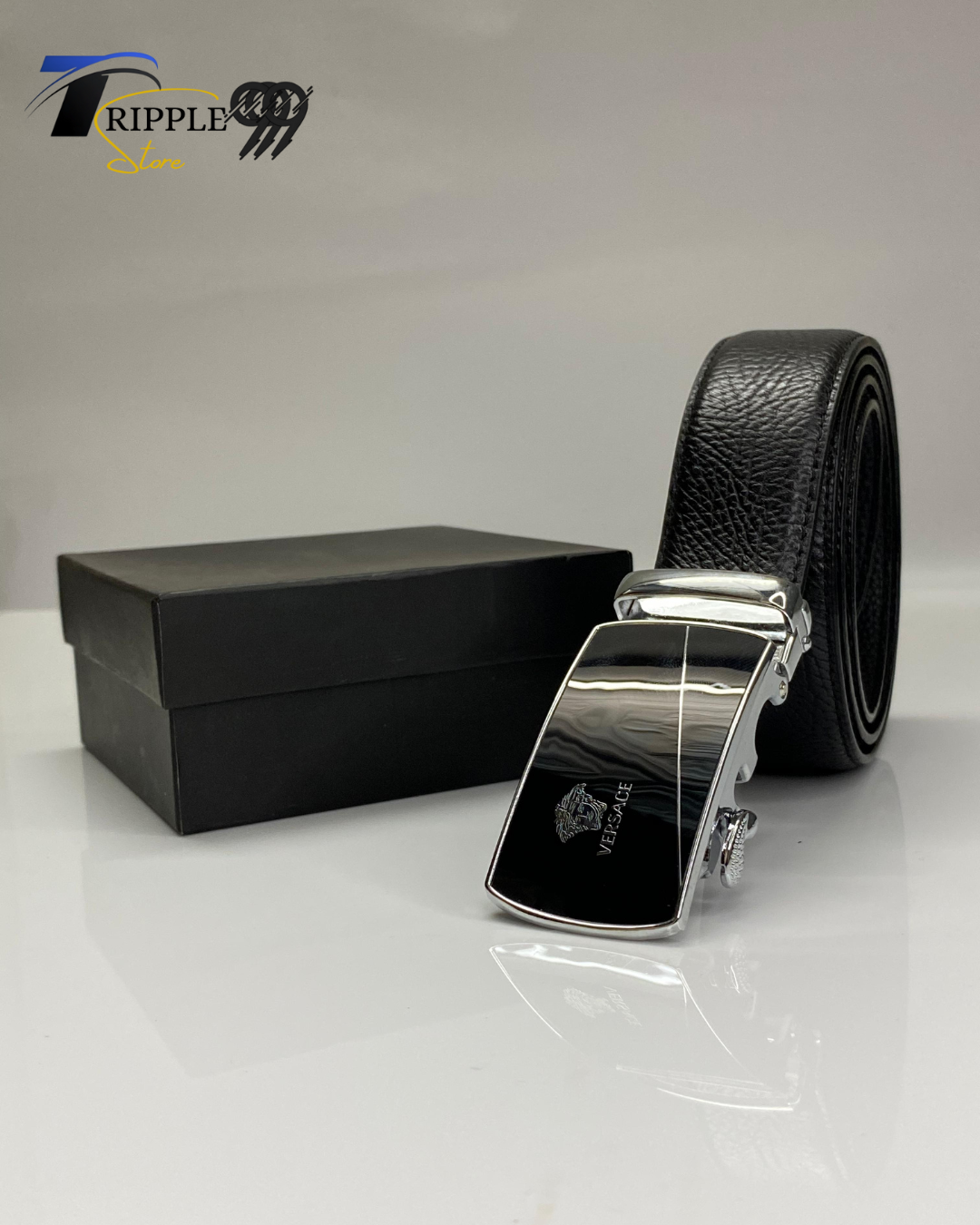 Versace Premium Original Leather Belts for Men | Luxury Designer Buckle Belts