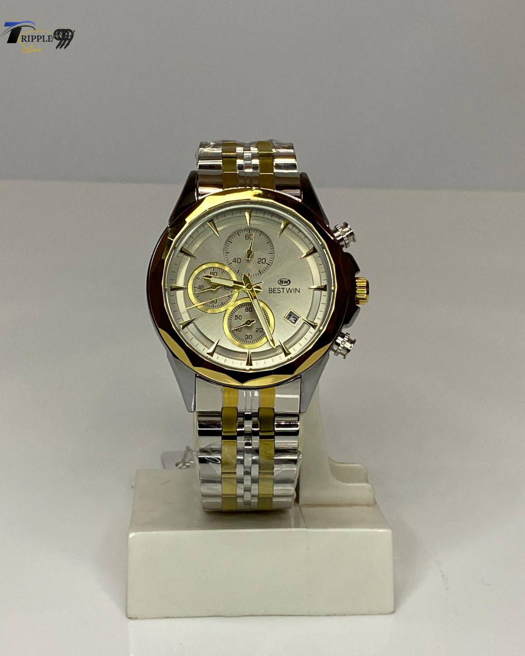 Redefine your wrist game with BESTWIN bold & timeless chronograph design