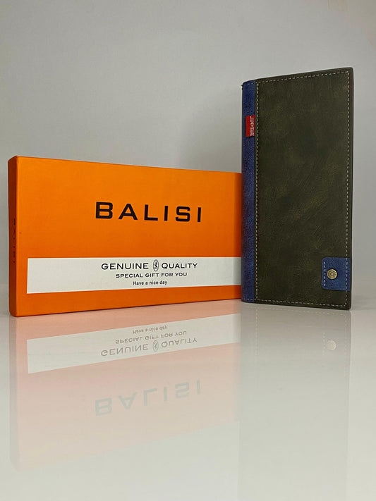 Balisi Men's Luxury Leather Brown Wallet