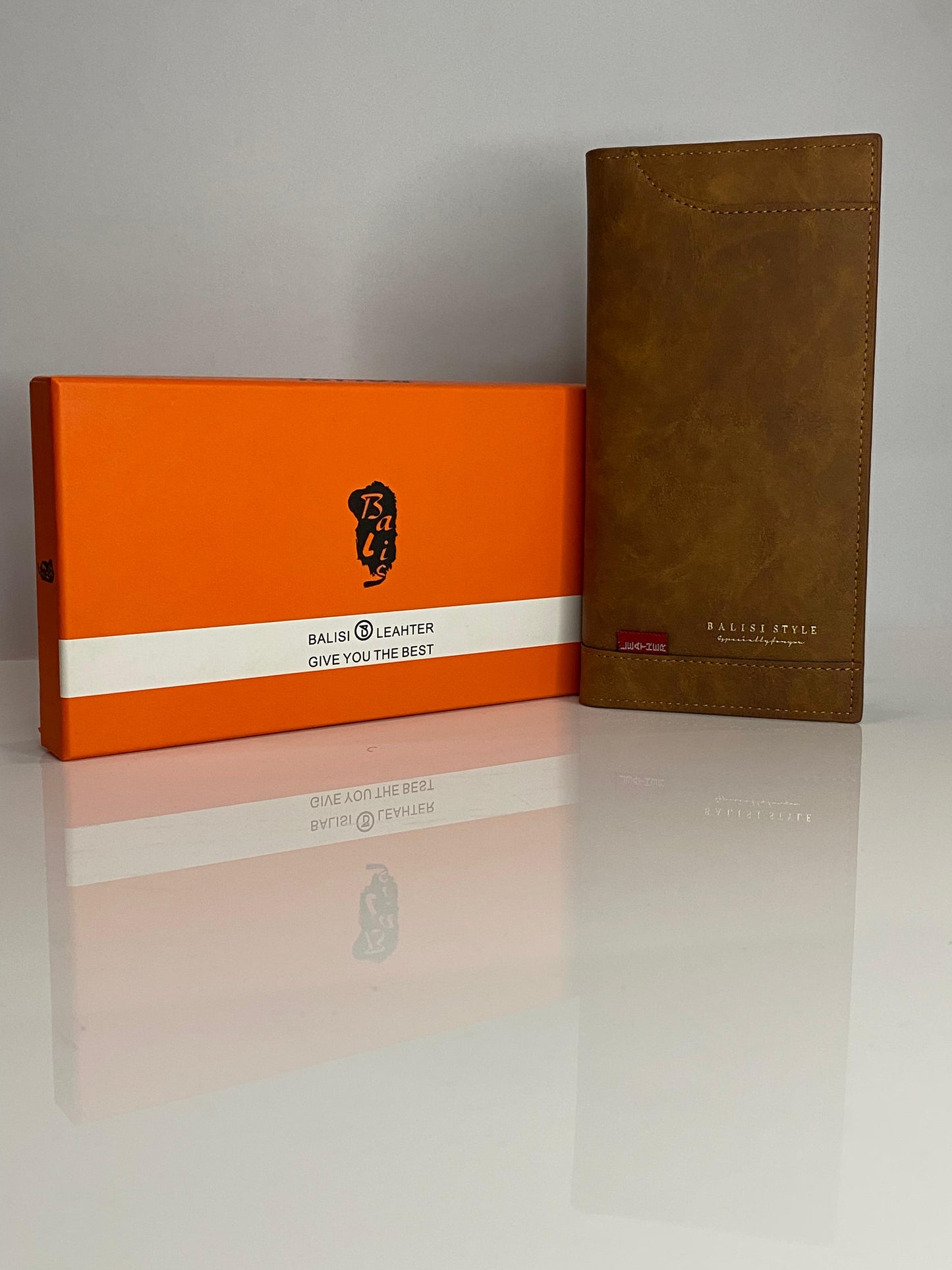 Balisi Genuine Leather Men Long Wallet – Slim & Spacious