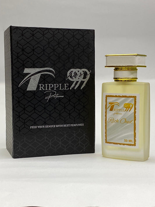 Rich Oud By Tripple 999 Perfume β Premium Long Lasting Oud Fragrance for Men - 50ML