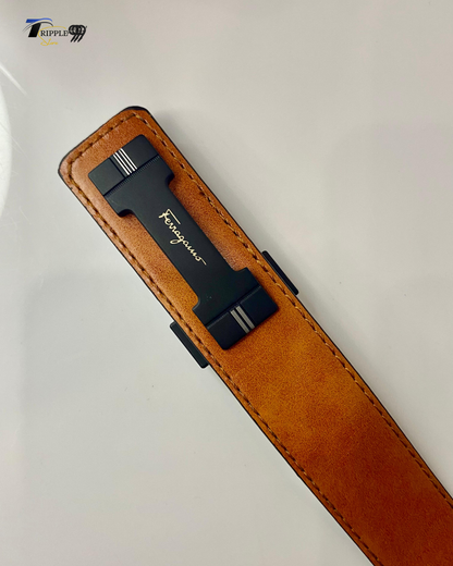 Luxury Ferragamo Men’s Leather Belt | Designer Formal & Casual Belt