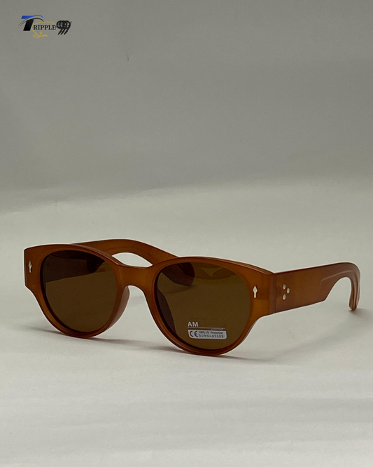 Premium Designer Sunglasses – Premium Brown Frame Unisex Shades