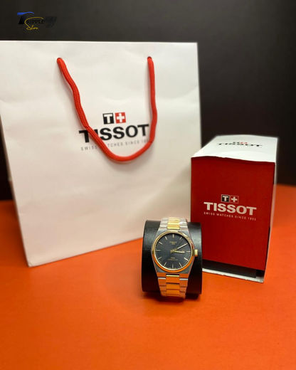 Elegant Gold & Silver Tissot Watch – Swiss Precision & Timeless Design