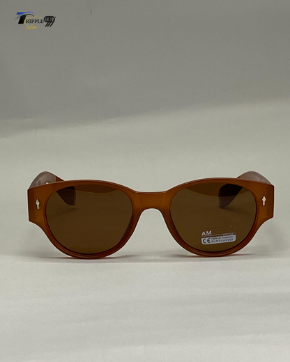 Premium Designer Sunglasses – Premium Brown Frame Unisex Shades