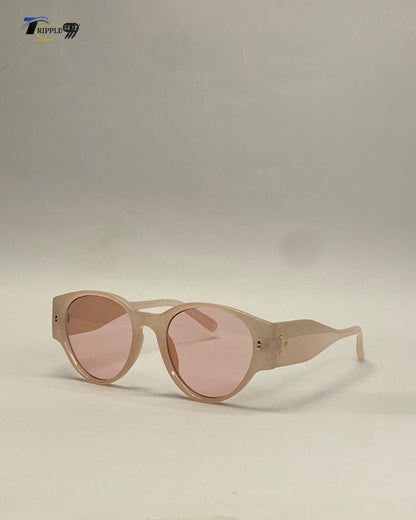 Premium Pink Lens Sunglasses | Trendy Unisex Fashion Shades | UV Protection Glasses