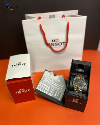 Elegant Gold & Silver Tissot Watch – Swiss Precision & Timeless Design