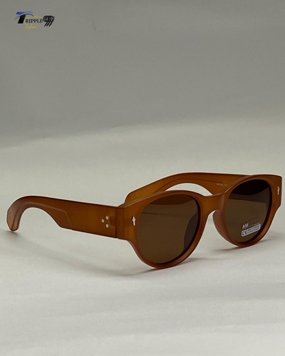 Premium Designer Sunglasses – Premium Brown Frame Unisex Shades