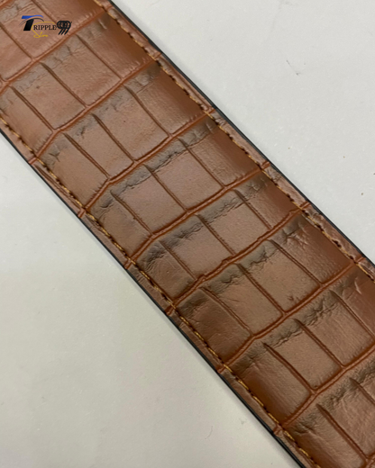 Original Versace Belt | Premium Designer Buckle | 2 In 1 Color