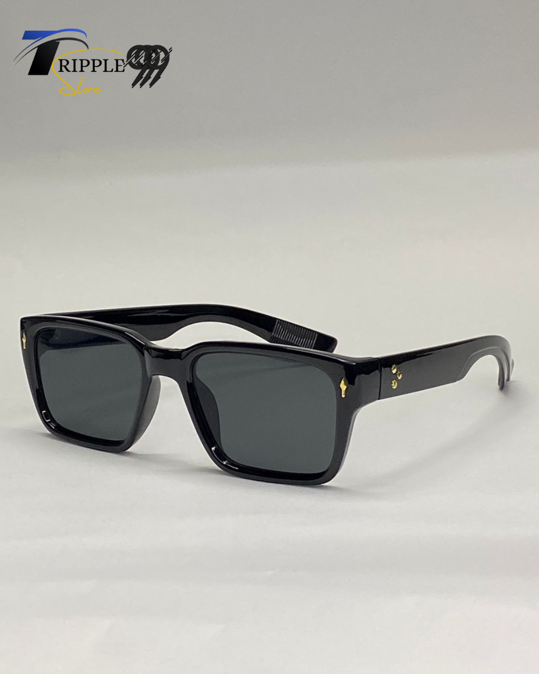 Premium Black Square Sunglasses | Luxury Unisex Shades