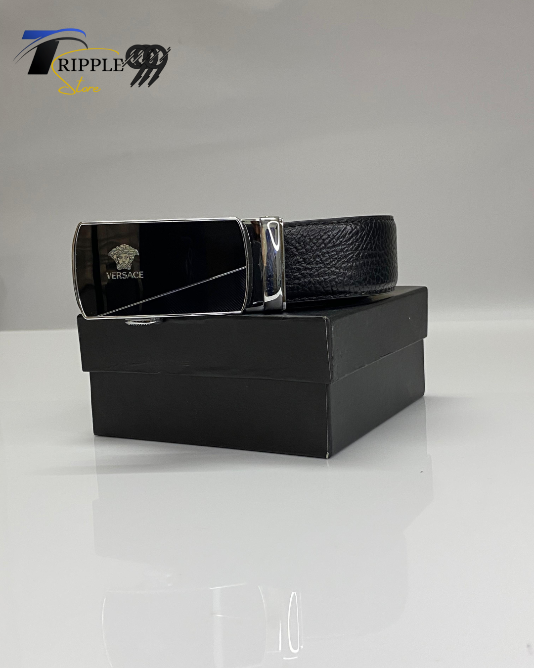 Versace Premium Original Leather Belts for Men | Luxury Designer Buckle Belts