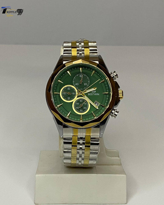 Redefine your wrist game with BESTWIN bold & timeless chronograph design