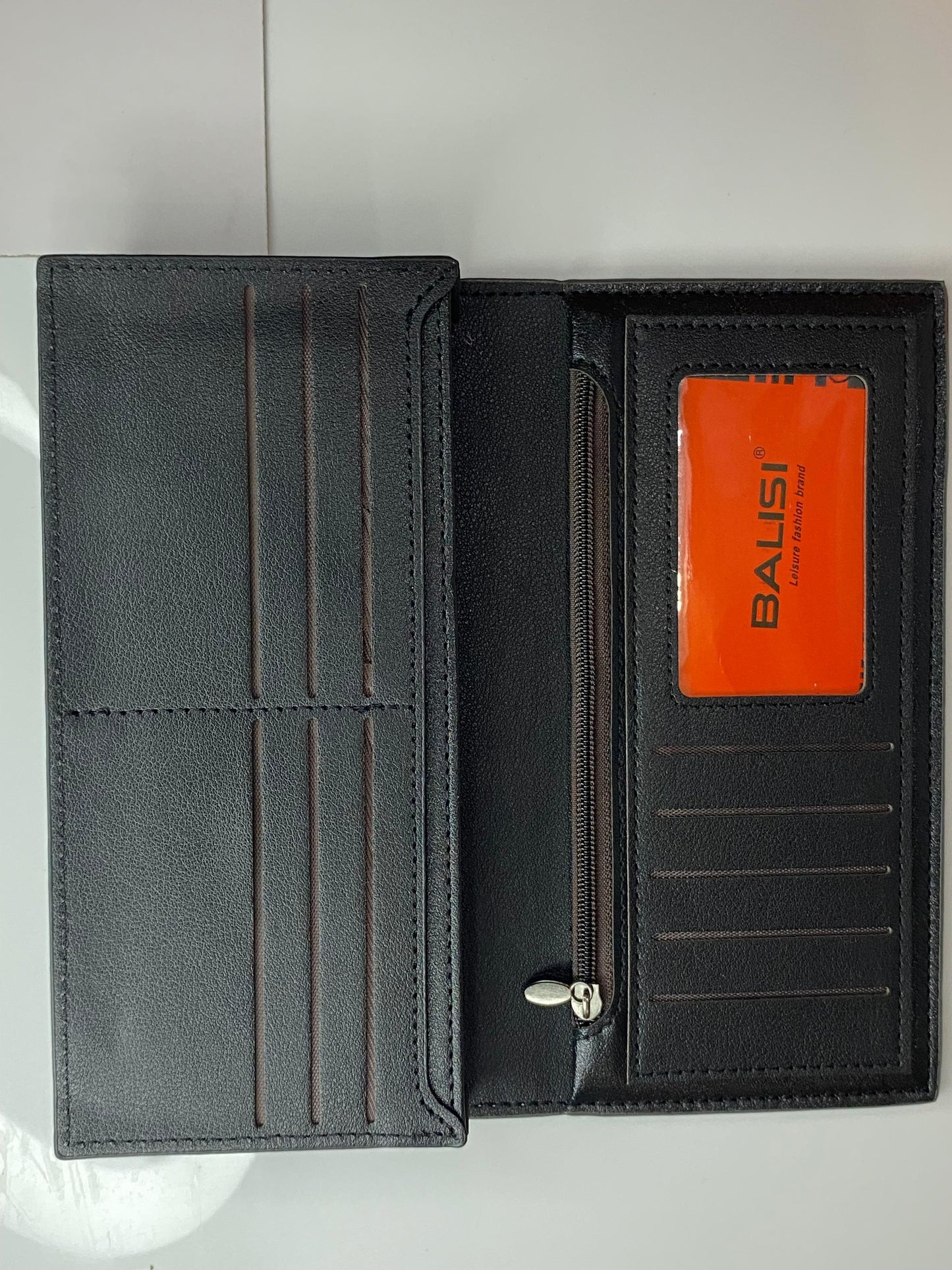 Balisi Men's Luxury Leather Brown Wallet