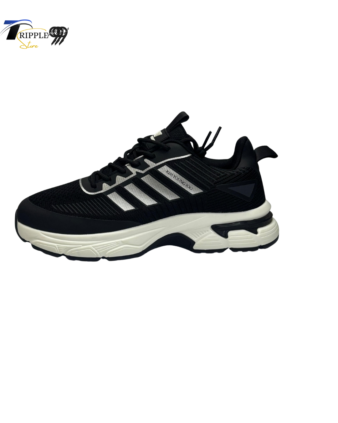 Kim Young 100 Black & White Sneakers – Premium Comfort & Style