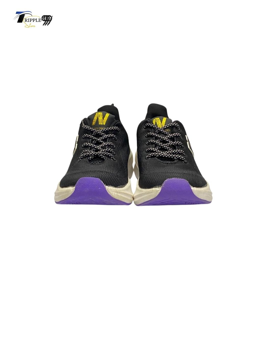 Black Comfort Running Sneakers | Lightweight Casual Sports Shoes for Men & Women