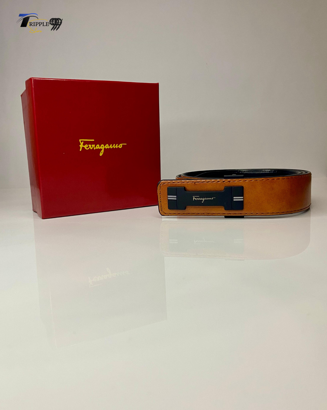Luxury Ferragamo Men’s Leather Belt | Designer Formal & Casual Belt