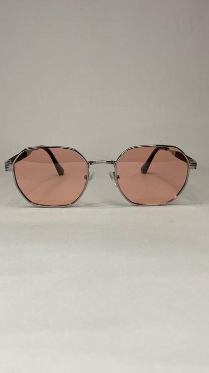 Polar Eagle Unisex Designer Sunglasses – Purple & Pink Lenses with Premium Black Frame