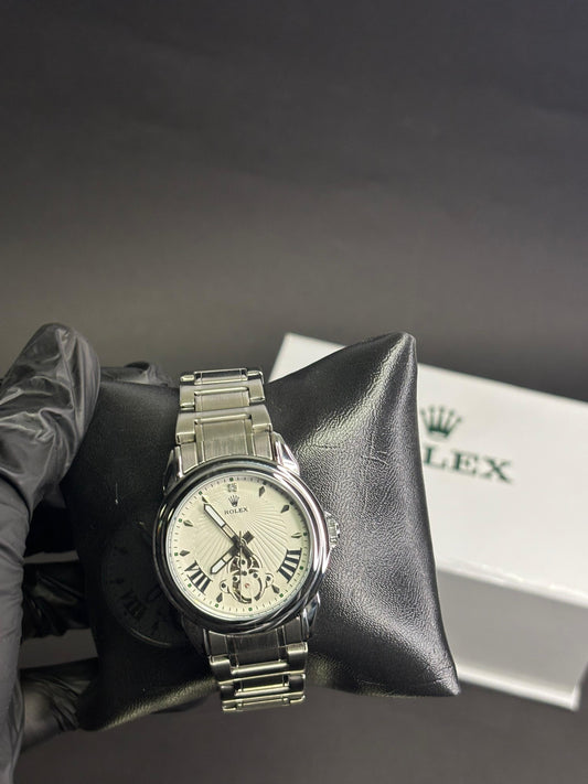 Luxury Silver Rolex Watch | Timeless Elegance & Precision for Every Occasion