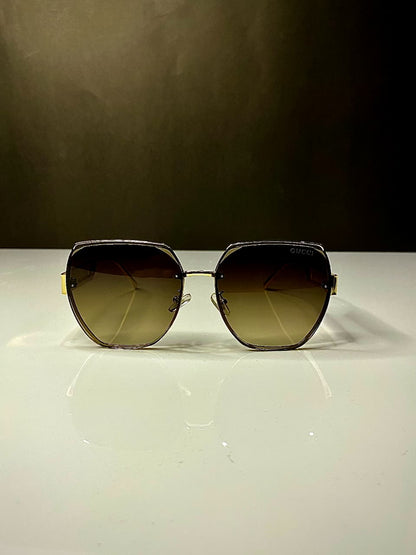 Gucci-Inspired Gold Frame Sunglasses for – Gradient Lenses, Luxury Look Unisex