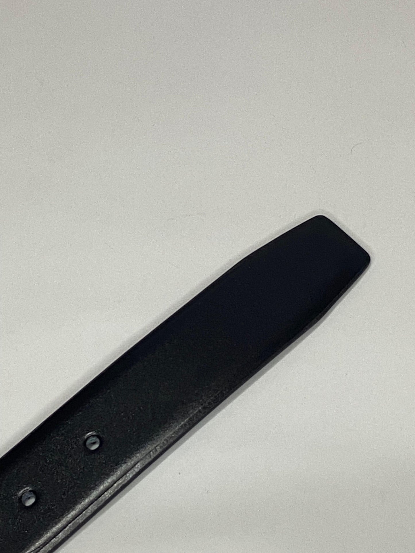 Calvin Klein Men Belt Leather Black (CK Black /Silver)'120 cm