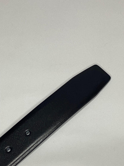 Calvin Klein Men Belt Leather Black (CK Black /Silver)'120 cm