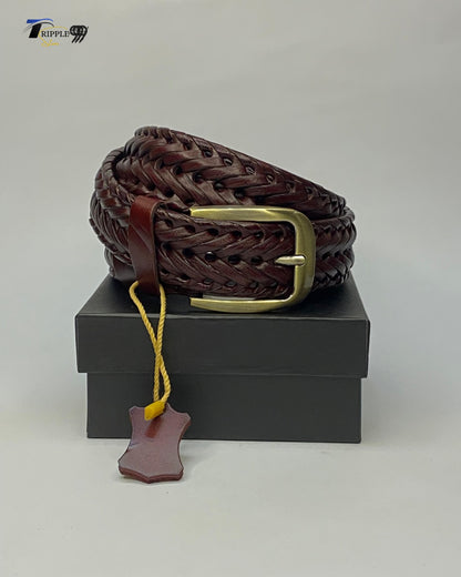Premium Braided Woven Belt for Men – Stylish & Durable waist-46
