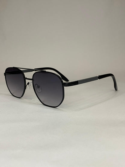 Stylish Black Aviator Sunglasses for Men & Women | UV Protection Shades