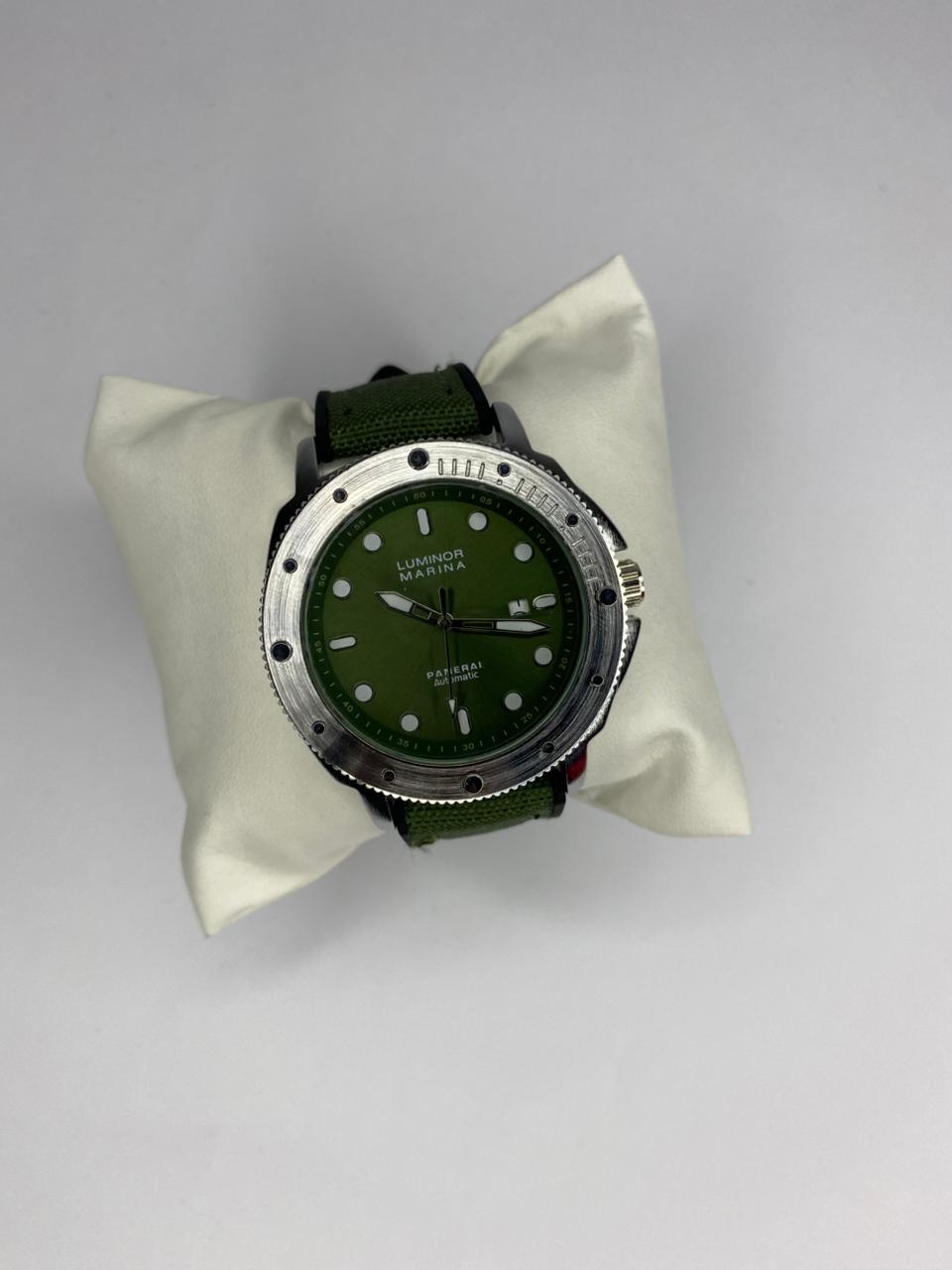 Luxury Panerai Luminor Marina Inspired Watch – Green Edition | Automatic Movement