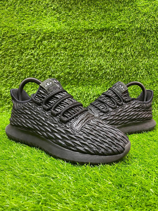 Adidas Originals Tubular Shadow - Premium 3D Knit Triple Black Sneakers