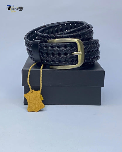 Premium Braided Woven Belt for Men – Stylish & Durable waist-46